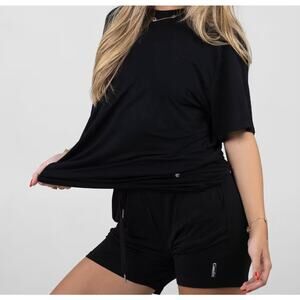 NWOT Comfrt Lounge T Shirt Black XL